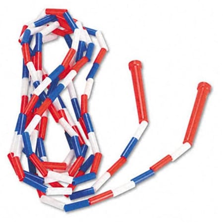 Perfectpitch Segmented Plastic Jump Rope  16-ft.  Red/Blue/White PE40597